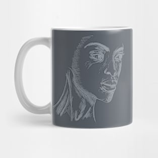 Sketchy Girl Mug